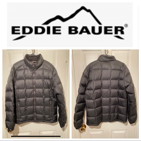 Eddie Bauer Quilted Down Puffer Jacket Men’s XL